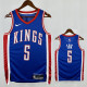24/25 KINGS FOX #5 City Edition Top Quality Hot Pressing  Retro NBA Jersey