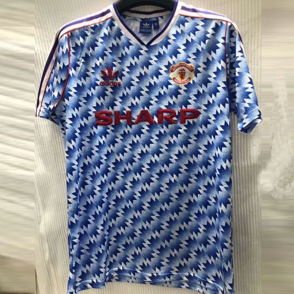 1990/1992 Man Utd Away Retro Soccer Jersey