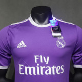 2016/2017 RMA Away  Player Version Retro Soccer Jersey