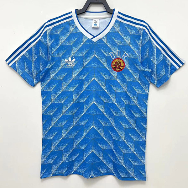 1988 DFV East Germany Away Retro Soccer Jersey