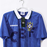 1991-1993 Brazil Away Retro Soccer Jersey