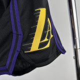 23/24 LAKERS Black City Edition Top Quality NBA Pants