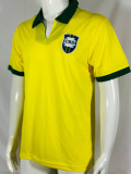 1950/1966 Brazil Home Retro Soccer Jersey