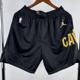 23/24 Cleveland Cavaliers Black Edition Top Quality NBA Pants (Trapeze Edition) 飞人版