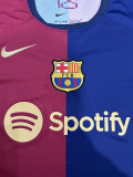 24/25 BAR Home 1:1 Fans Soccer Jersey ('Spotify')（欧冠主场）