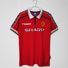 1998/1999 Man Utd Home Retro Soccer Jersey