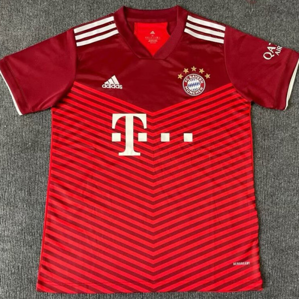 21/22 Bayern Home Fans Soccer Jersey