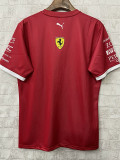 2025 Ferrari round neck Red Racing Suit（圆领）