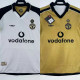 2001/2002 Man Utd 100th Centenary Gold White Two-Sided Retro Soccer Jersey