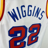 24/25 WARRIORS WIG GINS # 22 White Retro Top Quality Hot Pressing NBA Jersey