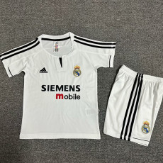 2003/2004 RMA Home Kids Retro Soccer Jersey