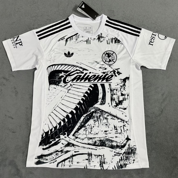 25/26 Club America Goalkeeper White  Fans Soccer Jersey