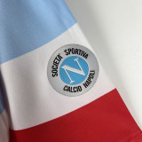 1990/1991 Napoli Away Red Retro Soccer Jersey