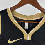 23/24 Dallas Mavericks DONCIC #77 Black Honor Edition Top Quality Hot Pressing NBA Jersey(V领)荣耀版
