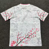 24/25 Japan Blue Eagle Plum Blossom White Fans Soccer Jersey