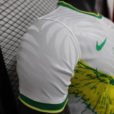 24-25 Brazil White Peace Dove Special Edition  Player Version Soccer Jersey