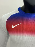 25/26 England Home Long Sleeve  Player Version Soccer Jersey带星