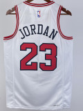 22/23 BULLS JORDAN #23 White Top Quality Hot Pressing NBA Jersey