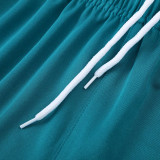 25-26 Portugal Green Polo Collar Pants Set