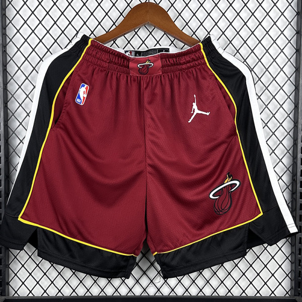 22/23 Heat Red Flying Man Top Quality NBA Pants（飞人限定）