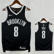 22/23 Nets CUI YONGXI #8 Black Top Quality Hot Pressing NBA Jersey