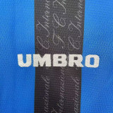 1997/1998 INT Home  Long Sleeve  Retro Soccer Jersey