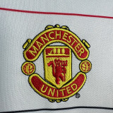 2003/2005 Man Utd Away Long Sleeve Retro Soccer Jersey