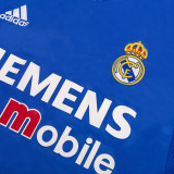 2004/2005 RMA Third Blue Retro Soccer Jersey