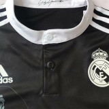 2014/2015 RMA Away Black Long Sleeve Retro Soccer Jersey (长袖)