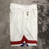 22/23 NETS White Edition Top Quality NBA Pants