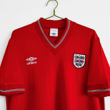 1984/1987 England Away Retro Soccer Jersey
