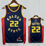 24/25 WARRIORS WIGGINS # 22 City Edition Top Quality Hot Pressing NBA Jersey