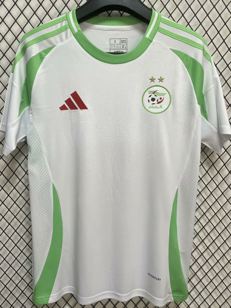 24-25 Algeria Home  Fans Soccer Jersey(With stars)(带两星）