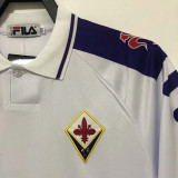 1998 /2000 Fiorentina Away White Retro Soccer Jersey