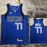 22/23 Dallas Mavericks DONCIC #77 Blue Home Top Quality Hot Pressing NBA Jersey