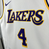 22/23 LAKERS KNEGHT#4 White Top Quality Hot Pressing NBA Jersey