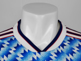 1991/1992 Man Utd Away Long Sleeve Retro Soccer Jersey 长袖