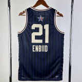 23/24 ALL-STAR ENBIID #21 Blue Top Quality Hot Pressing NBA Jersey