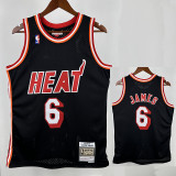 13/14  HEAT  JAMES # 6 Top Quality Hot Pressing Retro NBA Jersey