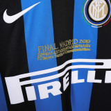 2009/2010 INT Home Long Sleeve Retro Soccer Jersey (长袖)(欧冠决赛字)