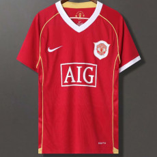 2006/2007 Man Utd Home Retro Soccer Jersey