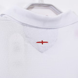 2006 England Home White Retro Soccer Jersey