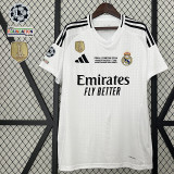 24/25 RMA  Home 1:1  Fans Soccer Jersey