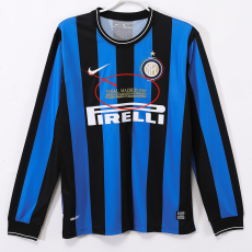 2009/2010 INT Home Long Sleeve Retro Soccer Jersey (长袖)(欧冠决赛字)