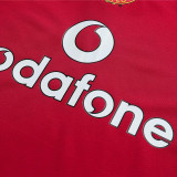2005/2006 Man Utd Home Long sleeve Retro soccer jersey (长袖)