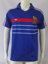 1982-1984 France Home Retro Soccer Jersey