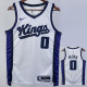 23/24 Kings MONK #0 White Top Quality Hot Pressing NBA Jersey