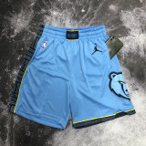 22/23 GRIZZLIES Blue Top Quality NBA Pants (Trapeze Edition) 飞人版