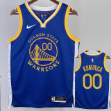 22/23 WARRIORS KUMINGA #00 Blue Top Quality Hot Pressing NBA Jersey (V领)