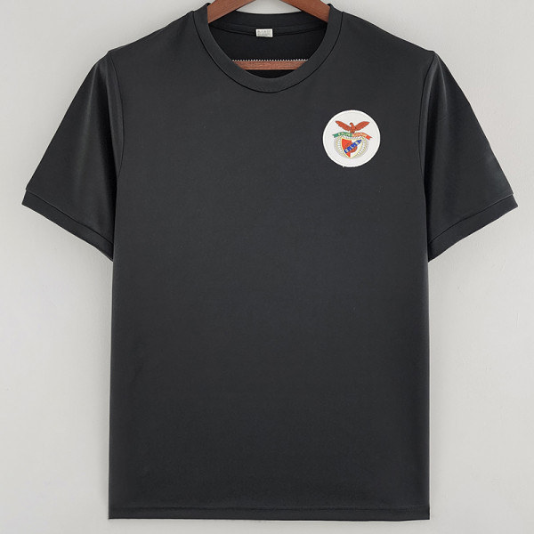 1973/1974 Benfica Black Retro Soccer Jersey